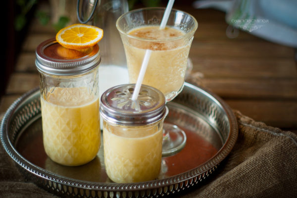 Smoothie pomarańcza – banan – zdrowe śniadanie
